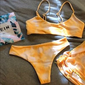 Yellow Tie Dye Bikini